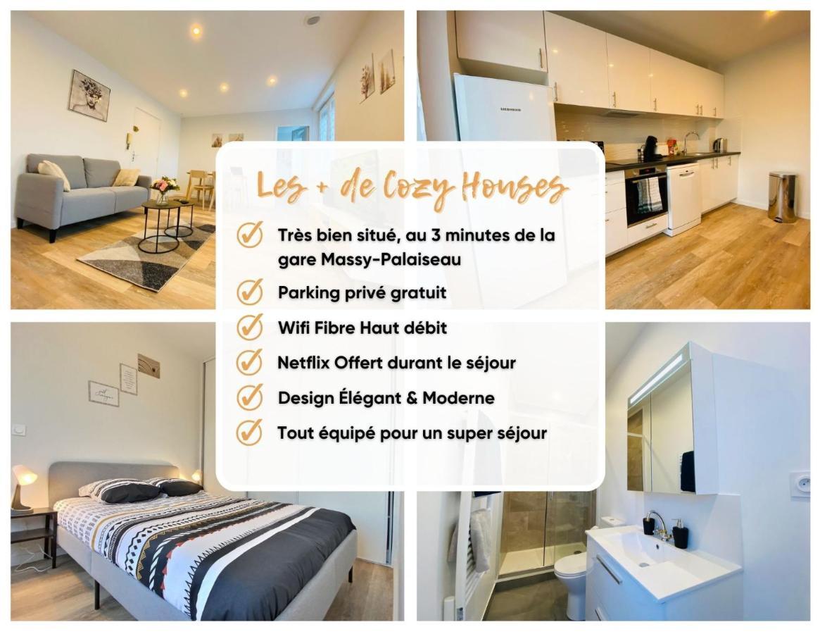 Cozy Appart' A Deux Pas De La Gare - Cozy Houses Palaiseau Bagian luar foto